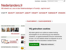 'nederlanders.fr' screenshot