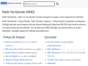 'nedirnedemek.com' screenshot
