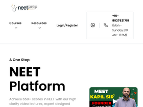 'neetprep.com' screenshot
