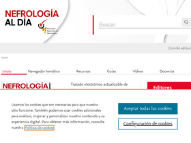 'nefrologiaaldia.org' screenshot