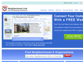 'neighborhoodlink.com' screenshot