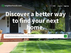 'neighborhoods.com' screenshot