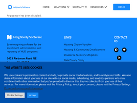 'neighborlysoftware.com' screenshot