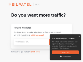 'neilpatel.com' screenshot