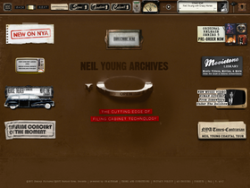 'neilyoungarchives.com' screenshot
