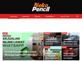 'nekopencil.com' screenshot