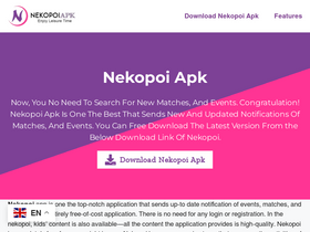 'nekopoiapk.net' screenshot