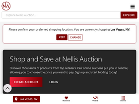 'nellisauction.com' screenshot