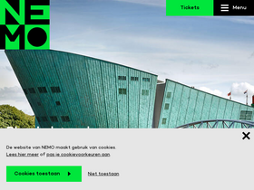 'nemosciencemuseum.nl' screenshot