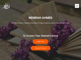 'nemrahahmad.com' screenshot