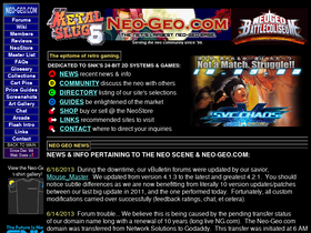 'neo-geo.com' screenshot