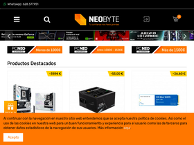 'neobyte.es' screenshot