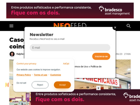 'neofeed.com.br' screenshot