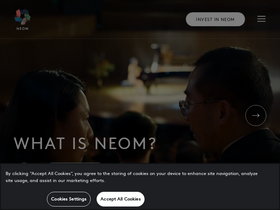 'neom.com' screenshot