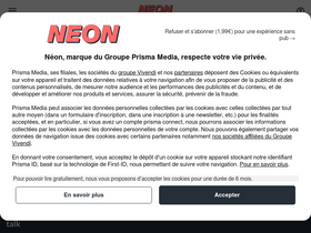'neonmag.fr' screenshot