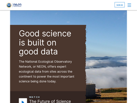 'neonscience.org' screenshot