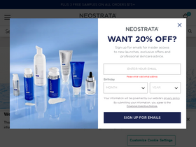 'neostrata.com' screenshot