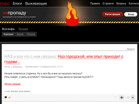 'nepropadu.ru' screenshot