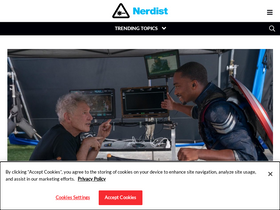 'nerdist.com' screenshot