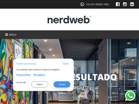 'nerdweb.com.br' screenshot