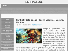 'nerfplz.com' screenshot