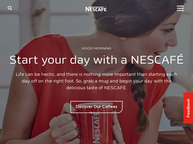 'nescafe.com' screenshot