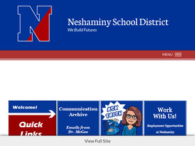 'neshaminy.org' screenshot