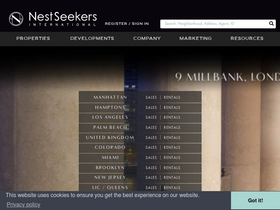 'nestseekers.com' screenshot