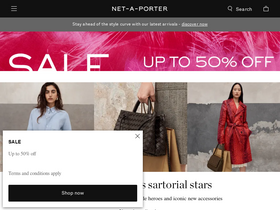 'net-a-porter.com' screenshot