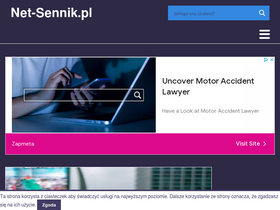 'net-sennik.pl' screenshot