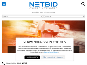 'netbid.com' screenshot