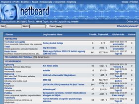 'netboard.hu' screenshot