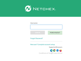 'netchexonline.net' screenshot