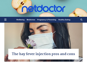 'netdoctor.co.uk' screenshot