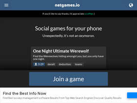 'netgames.io' screenshot