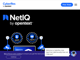 'netiq.com' screenshot