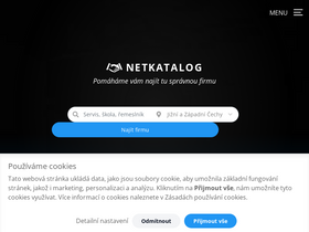 'netkatalog.cz' screenshot