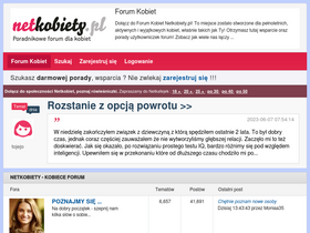 'netkobiety.pl' screenshot