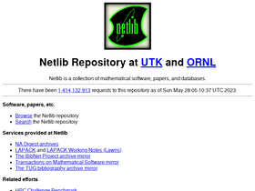 'netlib.org' screenshot