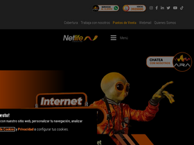 'netlife.ec' screenshot