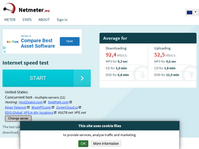 'netmeter.eu' screenshot