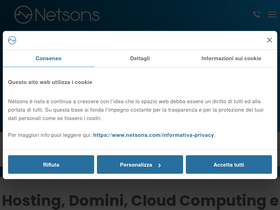 'netsons.com' screenshot