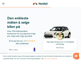 'nettbil.no' screenshot