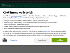 'nettikaravaani.com' screenshot