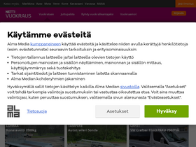 'nettivuokraus.com' screenshot
