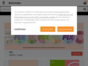 'nettotobak.com' screenshot