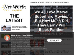 'networthmagazine.com' screenshot