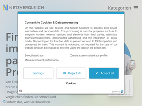 'netzvergleiche.de' screenshot