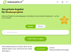 'neubauprojekte.ch' screenshot