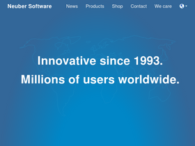 'neuber.com' screenshot